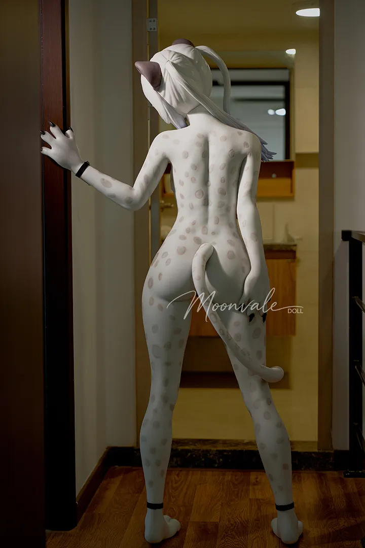 Muñeca sexual de silicona Lyora de 155 cm (5 pies 1 pulg.), diseño furry realista, copa B, cabeza ROS